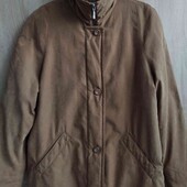 Новая женская стёганая куртка цвет горчица размер евро 42/44