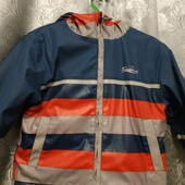 Куртка"непромокайка" на флисе на мальчика рост 86/92,см.замеры