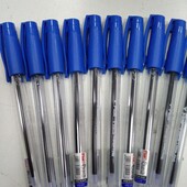 Ручка Flair 1150 Peach масляна 1,0мм синя 10 штук
