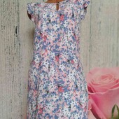 Платье из виакозы цветы Laura Ashley