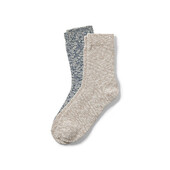☘Лот 1 пара☘ Теплі в'язані шкарпетки з біо бавовни Tchibo(Німеччина), розміри: 39-42 бежеві