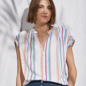 ♕ Елегантна плетена блузка в смужку від Tchibo (Німеччина) розмір 46-48 (40 євро)