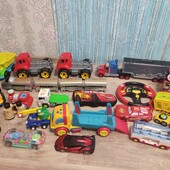 Лот іграшок для хлопчика, машинки, поїзд
