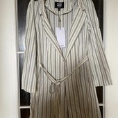 Стильный модный кардиган пиджак в полоску Vero Moda