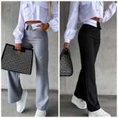 Супер стильні жіночі штани Палацо. 42-48 рр. Женские брюки с поясом 020030 лх