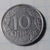 Монета Іспанії 10 сентавос 1959