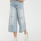 Фирменные Zara, бриджи джинсы кюлоти на 12-15 лет