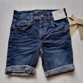 Примарк! Стрейчевые джинсовые шорты для мальчика! 4-5 лет! 110 рост! Лот 4000