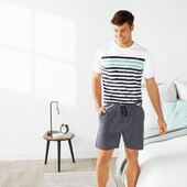 Чоловіча піжама, домашній костюм livergy футболка + шорти розмір євро М 48-50