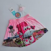 Яскрава рожева юбка для дівчинки disney на 3 роки