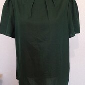 Жіноча блузка/ футболка смарагдового кольору в розмірі L. 40- 42.