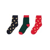 ⚙ Лот 3 пари ⚙ Чудовий комплект шкарпеток Tchibo (Німеччина), розмір: 35/38, комплект, як на фото