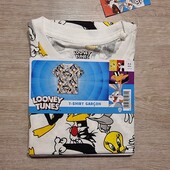 Looney tunes! Трикотажная футболка для мальчика! 110/116! Лот 5600