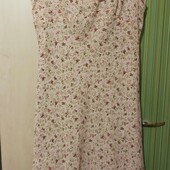 Стильна ніжна пудрово-рожева сукня 48-50р.