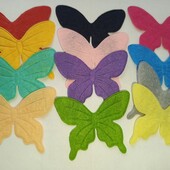 Фетрові метелики 60шт