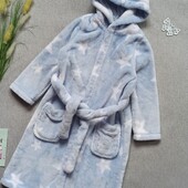 Дитячий халат 3-4 роки халатик з капюшоном для дівчинки