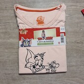 Tom & Jerry! Трикотажная футболка для девочки! 98/104! Лот 5800
