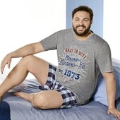 Livergy брендовая новая хлопковая пижама для дома и отдыха размер XL евро 56/58