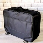 Большой бьюти- кейс, сумка мастера для косметики с съемными перегородками черный