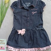 Дитяча джинсова літня сукня 1,5-2 роки плаття для дівчинки