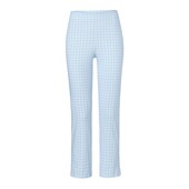 ☘ Якісні блакитно-білі стрейч штани у клітинку 7/8, Tchibo (Німеччина), р.: 46-48 (40 євро)
