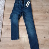 h&m темні якісні джинси/скіни для дівчинки р.26 Бангладеш 165 зріст