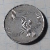 Монета Чехії 50 гелерів 2003