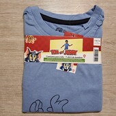 Tom & Jerry! Трикотажная футболка для мальчика, футболка для девочки! Унисекс! 110/116! Лот 5600