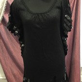 Новое шикарное мини платье ТМ Oodji с металлической нитью смотрите замеры