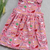 Дитяча вельветова літня сукня 1,5-2 роки сарафан плаття для дівчинки