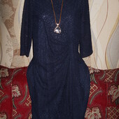 Шикарное ажурное платье р. 54