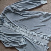 Boohoo, uk10 подовжена сукня-сорочка з пліссірованого трикотажу