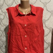 Рубашка женская красная