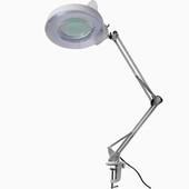 Лампа-лупа настольная на струбцине LK-01