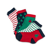 ⚙ Лот 1 пара ⚙ Чудові дитячі шкарпетки , Tchibo (Німеччина), розмір: 23/26 зелена смужка