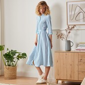 ♕ Стильна сукня-блуза з принтом від Tchibo, розмір наш 48-50(42 євро)