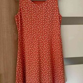 Bonprix брендовое  стильное летнее платье принт сердечки размер евро 40/42