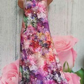 длиное платье орхидеи