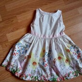 Красивое летнее платье на девочку 3-4 года