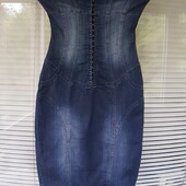 Крутезна джинсова стрейчева сукня в відмінному стані.