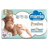 ❇️Підгузки Mamia newborn premium, 2 mini (3-6), 31 шт