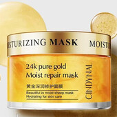 Увлажняющая маска с золотом для лица Gold 24K