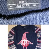 Зимовий светр на хлопчика на 140-148 см