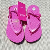 X - Mail брендовые вьетнамки на девочку цвет розовый размер евро 26/27 по стельке 18,5 см