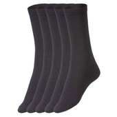 Шкарпетки класичної висоти жіночі esmara упаковка 10шт чорні розмір 35-38.