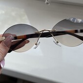 сонцезахисні іміджеві окуляри , безоправна лінза