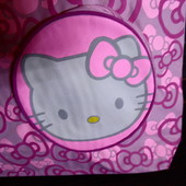 Большая розовая сумочка для юной модницы Hello Kitty, шоппер, сумка для прогулок, дорожная