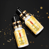 Сыворотка уменьшающая поры с частичками золота jomtam gold luxury essence