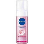 Ніжний мус-пінка для обличчя nivea для вмивання, для сухої та чутливої шкіри 150 мл

