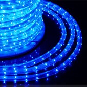 Новорічна вулична гірлянда Xmas Rope Light Дюралайт шланг Синій (20 метрів)